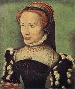 CORNEILLE DE LYON Portrait of Gabrielle de Roche-chouart oil painting reproduction